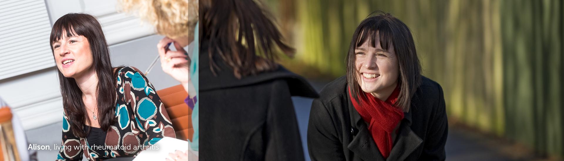 Alison, living with rheumatoid arthritis